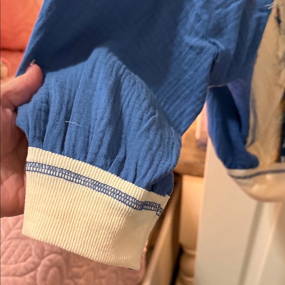 BiBi Royal Blue Star & Floral Patchwork Hoodie - Picture 3 of 6